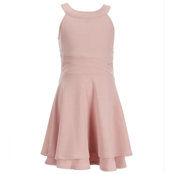 strapless open back dress Dallas Dress Candy Pink – Mint Boutique LTD main image 1